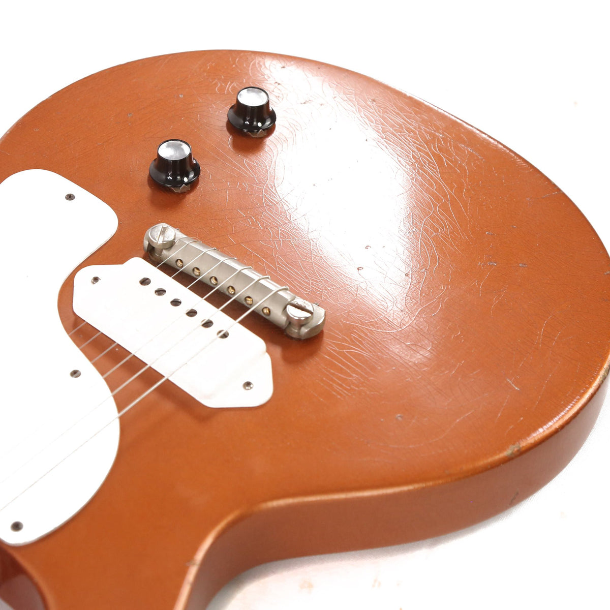 Dwight Doublecut Guitar by Clive Brown Aged Finish Used — 8