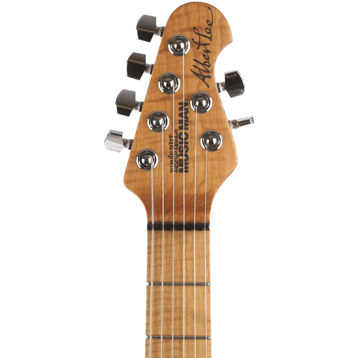 Ernie Ball Music Man Albert Lee HH Trem Music Zoo Exclusive Fuschia Sparkle