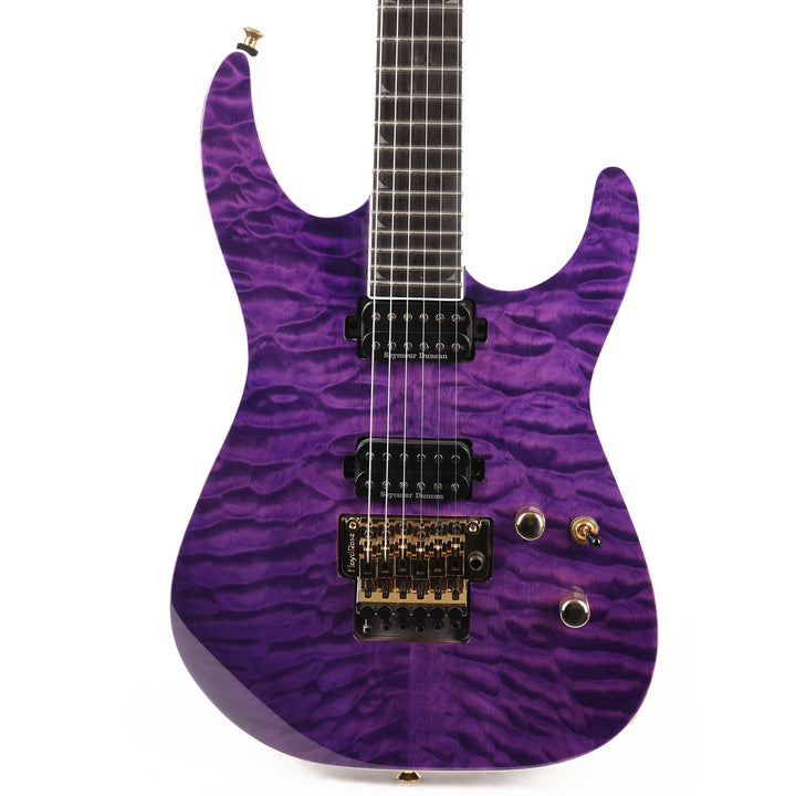 Jackson Pro Series Soloist SL2Q MAH Ebony Fingerboard Transparent Purple