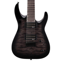 Jackson JS Series Dinky Arch Top JS22Q-7 DKA HT Amaranth Fingerboard Transparent Black Burst Used