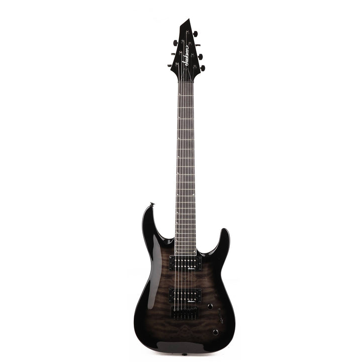 Jackson JS Series Dinky Arch Top JS22Q-7 DKA HT Amaranth Fingerboard Transparent Black Burst