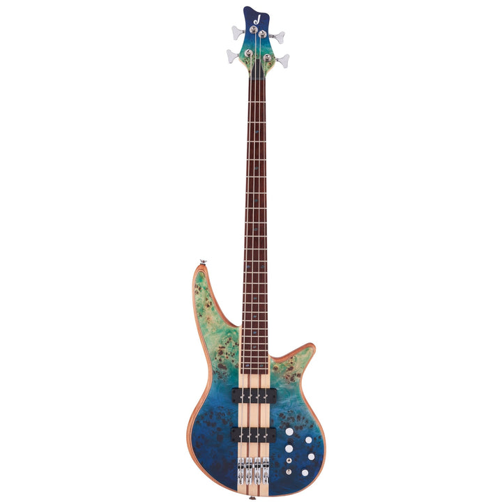Jackson Pro Series Spectra Bass SBP IV Caramelized Jatoba Fingerboard Caribbean Blue Used