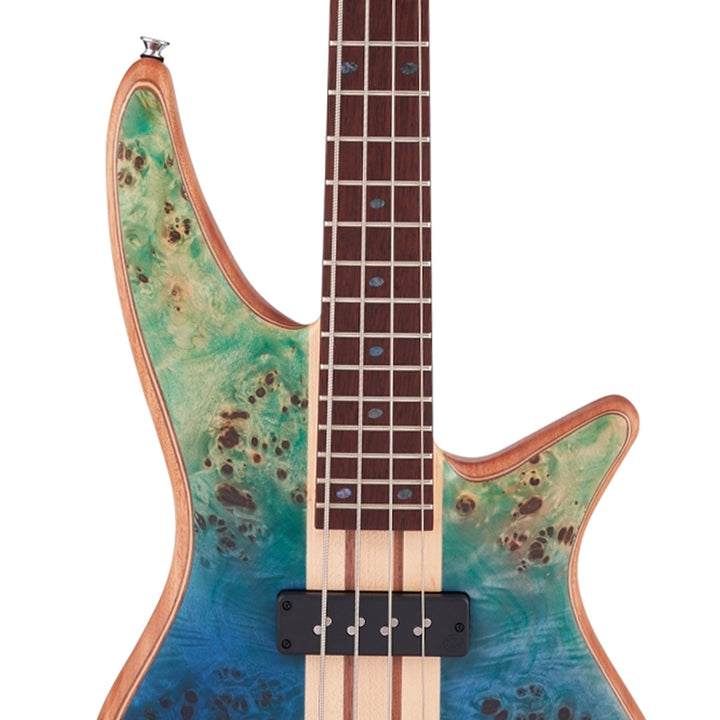 Jackson Pro Series Spectra Bass SBP IV Caramelized Jatoba Fingerboard Caribbean Blue Used