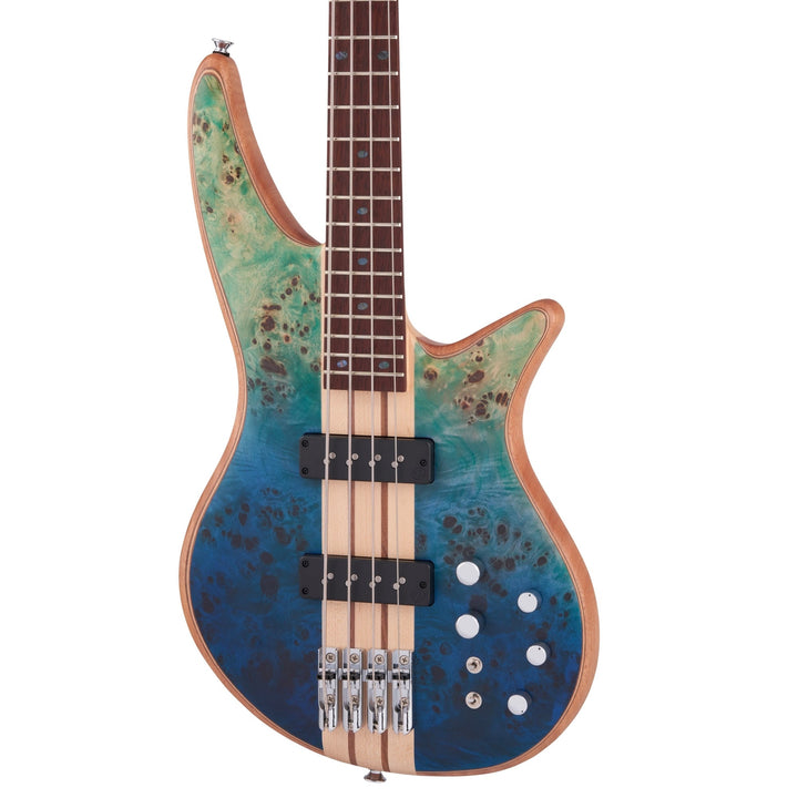 Jackson Pro Series Spectra Bass SBP IV Caramelized Jatoba Fingerboard Caribbean Blue Used