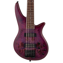 Jackson X Series Spectra Bass SBXP V Laurel Fingerboard Transparent Purple Burst