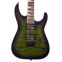 Jackson JS Series Dinky Arch Top JS32Q DKA HT Amaranth Fingerboard Transparent Green Burst