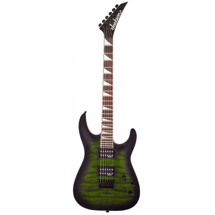 Jackson JS Series Dinky Arch Top JS32Q DKA HT Amaranth Fingerboard Transparent Green Burst