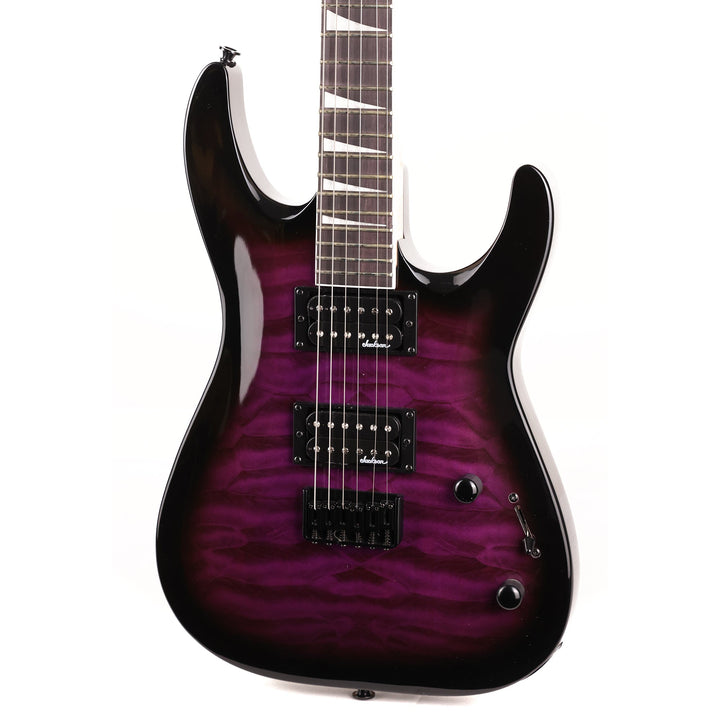 Jackson JS Series Dinky Arch Top JS32Q DKA HT Amaranth Fingerboard Transparent Purple Burst