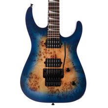 Jackson MJ Series Dinky DKRP Ebony Fingerboard Transparent Blue Burst