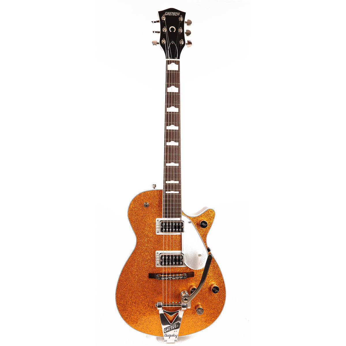 Gretsch G6129T-89VS Vintage Select ‘89 Sparkle Jet with Bigsby Rosewood Fingerboard Gold Sparkle — 2