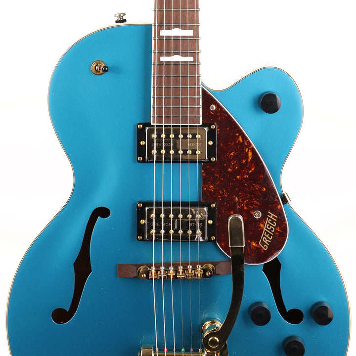 Gretsch G2410TG Streamliner Hollow Body Single-Cut with Bigsby and Gold Hardware Laurel Fingerboard Ocean Turquoise