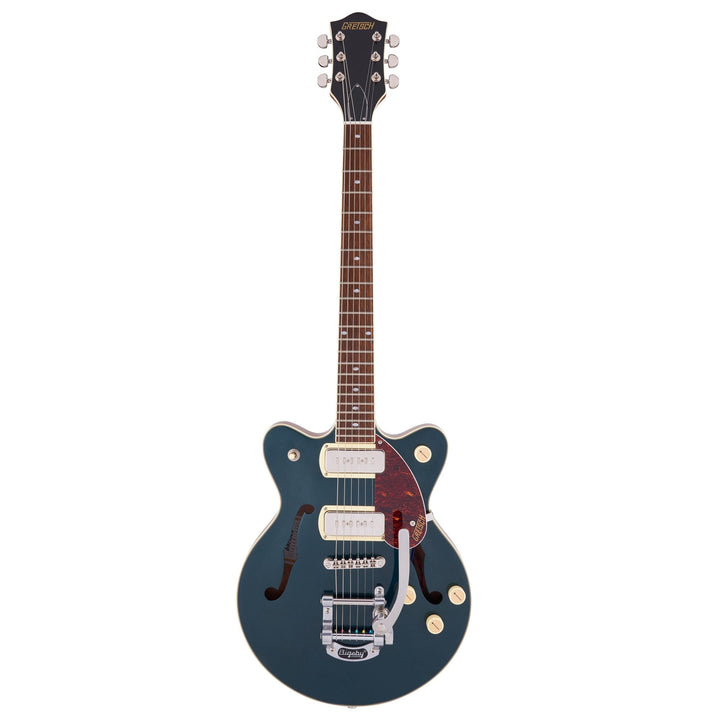 Gretsch G2655T-P90 Streamliner Center Block Jr. Double-Cut P90 with Bigsby Laurel Fingerboard Two-Tone Midnight Sapphire and Vintage Mahogany Stain Used
