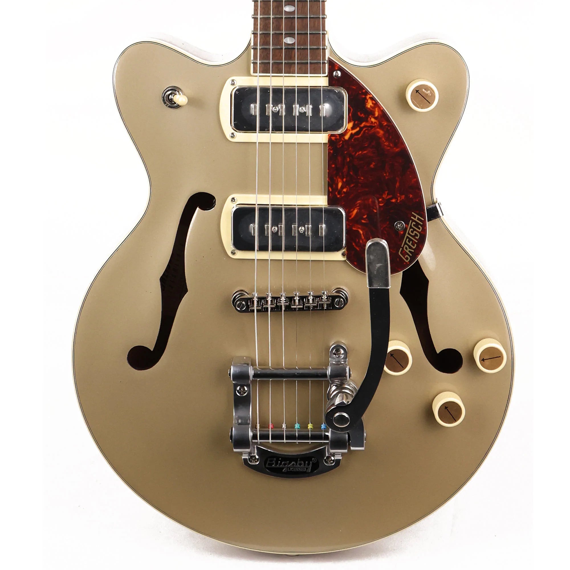 Double cut p90 guitar deals