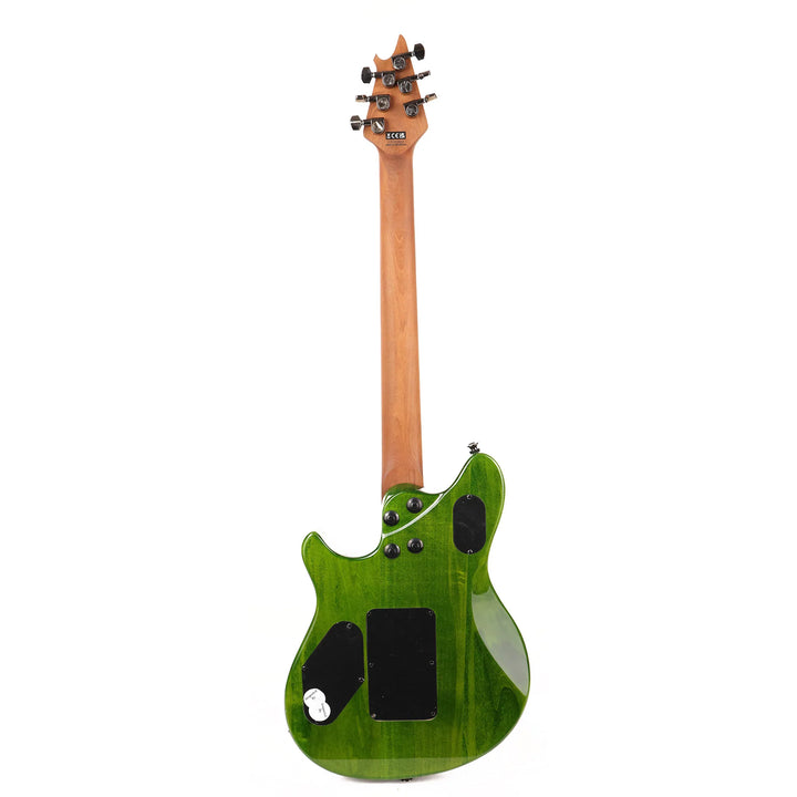 EVH Wolfgang Standard QM Baked Maple Fingerboard Transparent Green