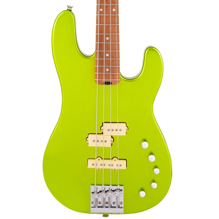 Charvel Pro-Mod San Dimas Bass PJ IV Lime Green Metallic Used