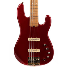 Charvel Pro-Mod San Dimas Bass JJ V Caramelized Maple Fingerboard Candy Apple Red