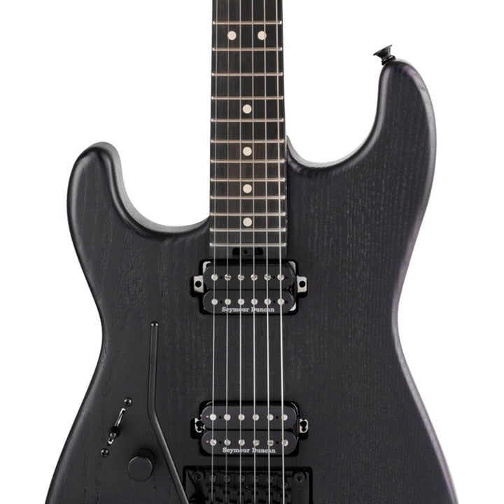 Charvel Pro-Mod San Dimas Style 1 HH FR E LH Sassafras Ebony Fingerboard Satin Black Left-Handed Used