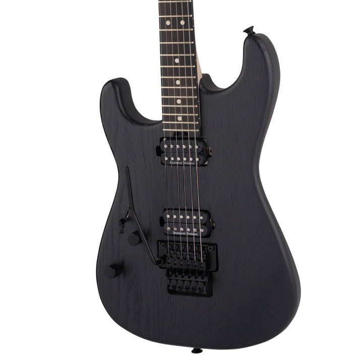 Charvel Pro-Mod San Dimas Style 1 HH FR E LH Sassafras Ebony Fingerboard Satin Black Left-Handed Used