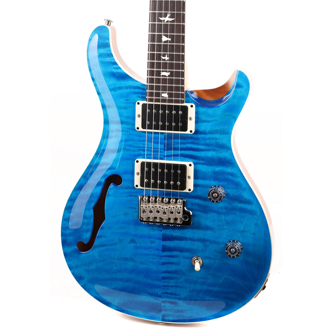 PRS CE 24 Semi-Hollow Blue Matteo | The Music Zoo