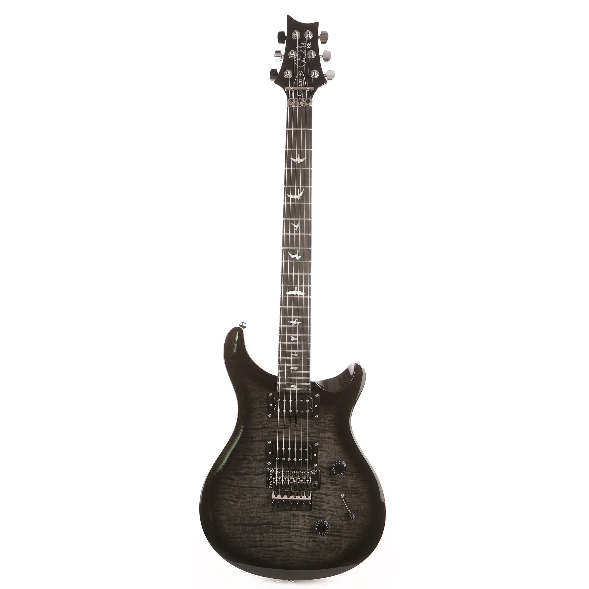 PRS SE Custom 24 Floyd Charcoal Burst | The Music Zoo