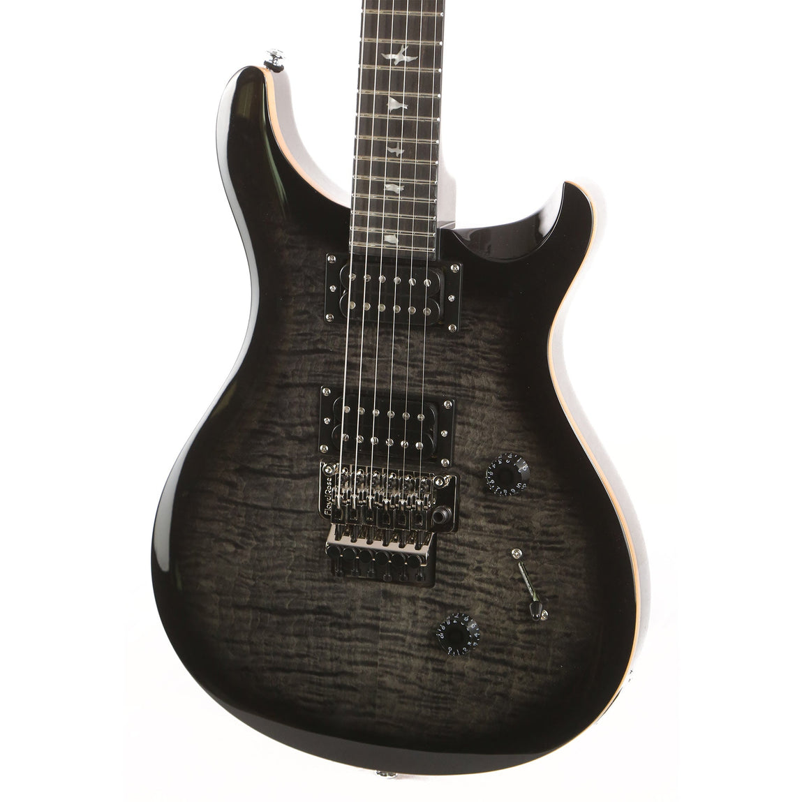 PRS SE Custom 24 Floyd Charcoal Burst | The Music Zoo