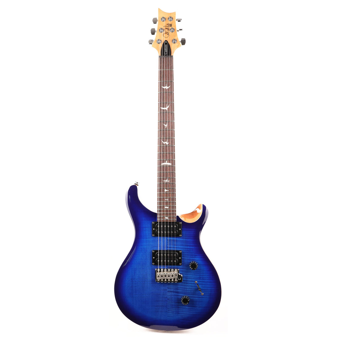 PRS SE Custom 24 Faded Blue Burst | The Music Zoo