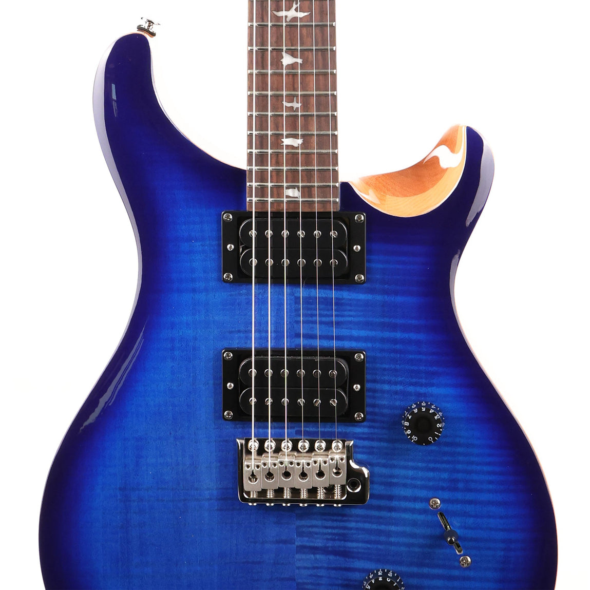 PRS SE Custom 24 Faded Blue Burst | The Music Zoo