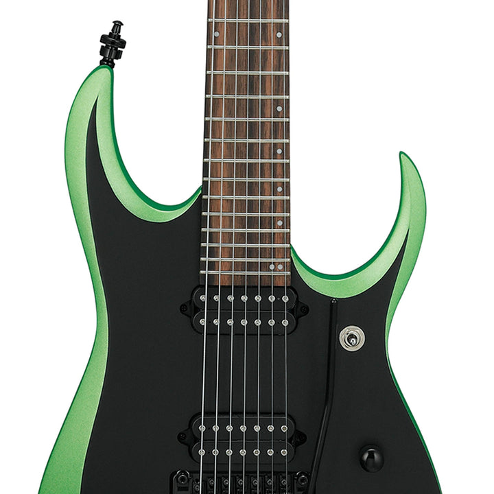 Ibanez Rgd Line Ibanez RGD Axion Label 7-String RGD70ALNB Metallic Green Eclipse Matte ...