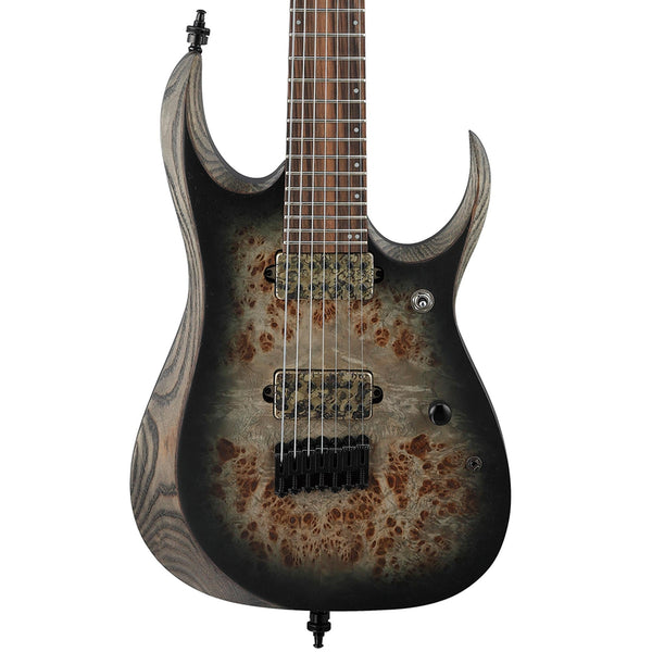 Ibanez RGD Axion Label 7-String RGD71ALPA Charcoal Burst Black Flat
