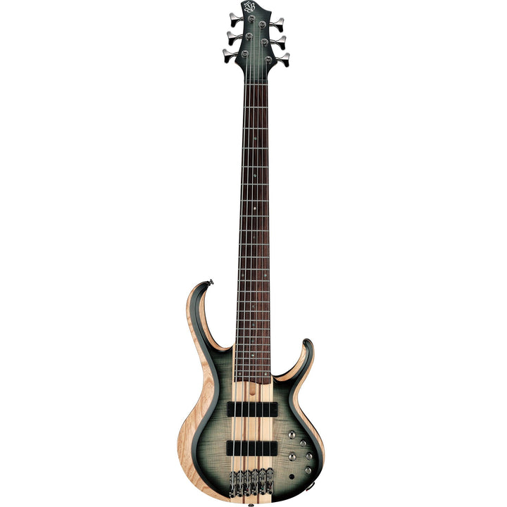 Ibanez BTB Standard 6-String BTB766 Electric Bass Charcoal Black Burst Low Gloss