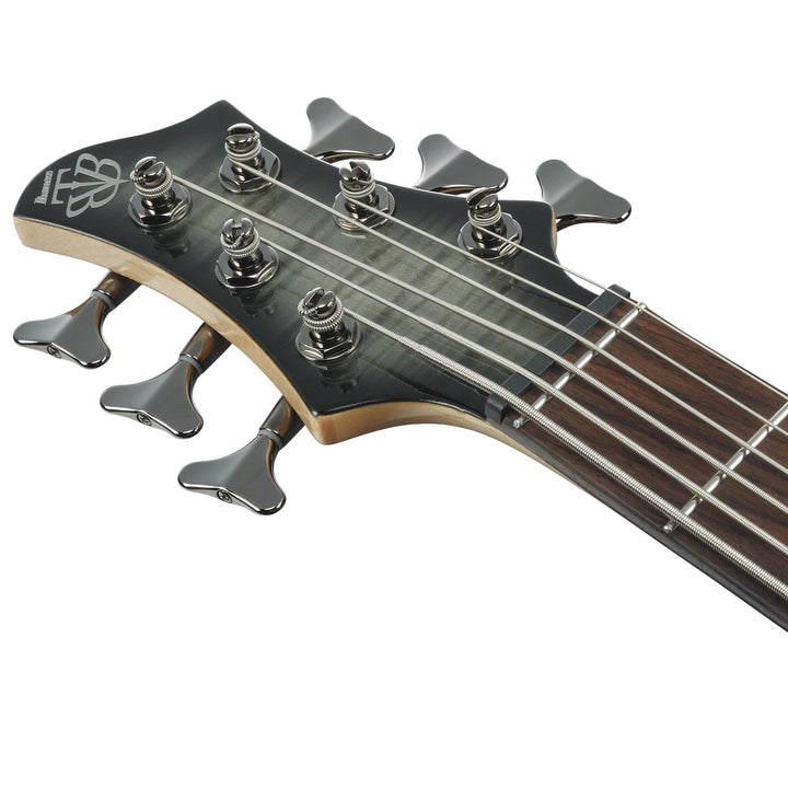 Ibanez BTB Standard 6-String BTB766 Electric Bass Charcoal Black Burst Low Gloss
