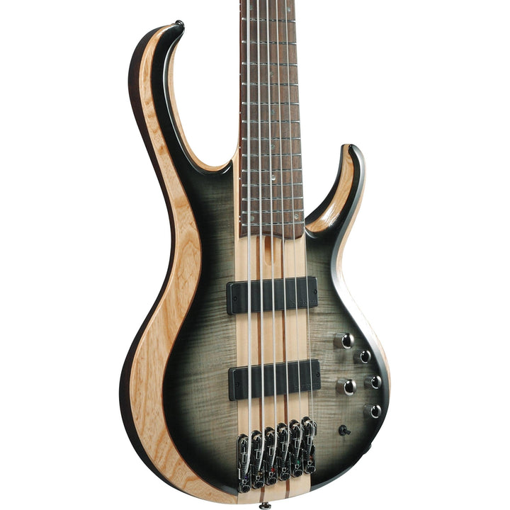Ibanez BTB Standard 6-String BTB766 Electric Bass Charcoal Black Burst Low Gloss