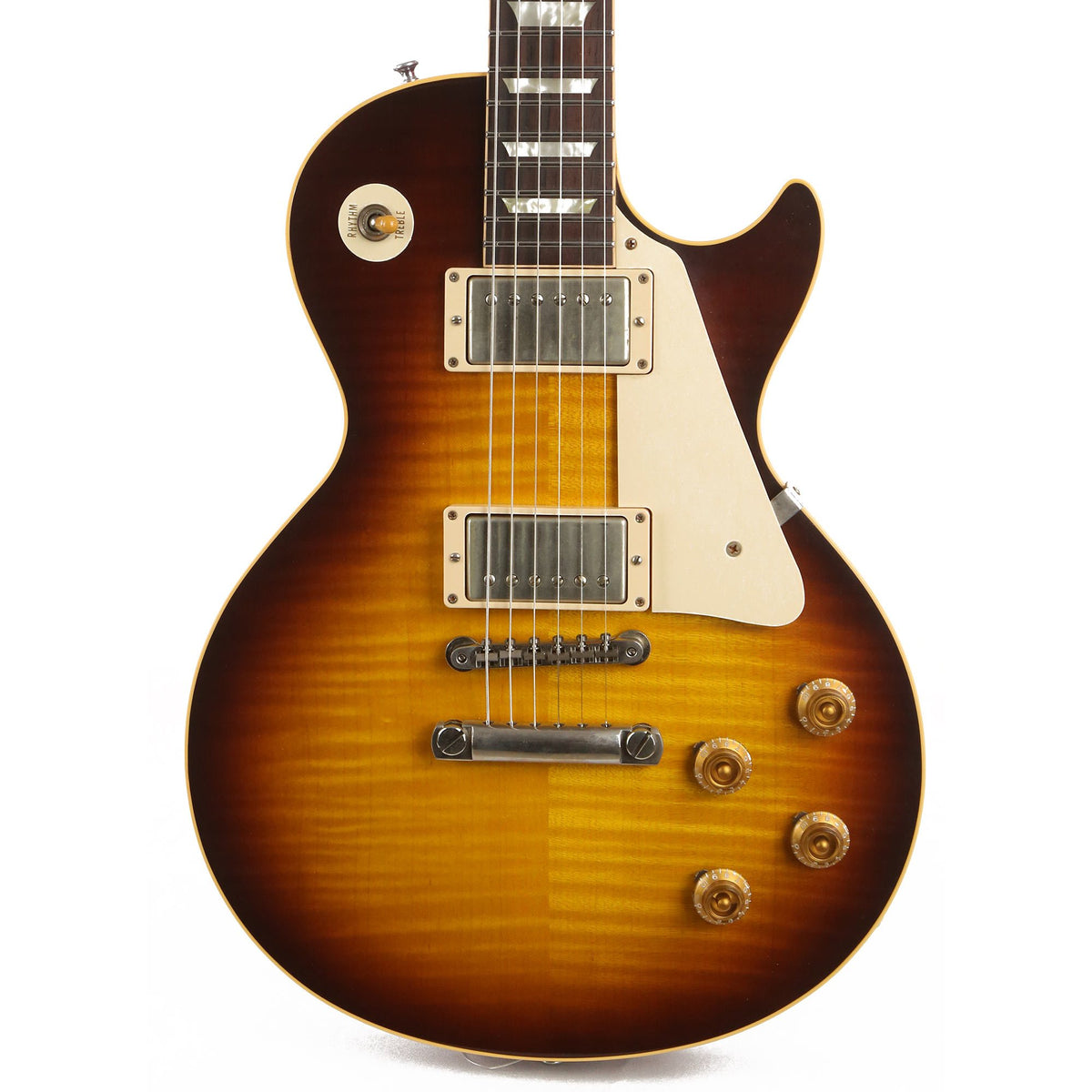 Gibson Custom Shop 1958 Les Paul CR8 Chambered Reissue 2007 Tobacco Sunburst — 1