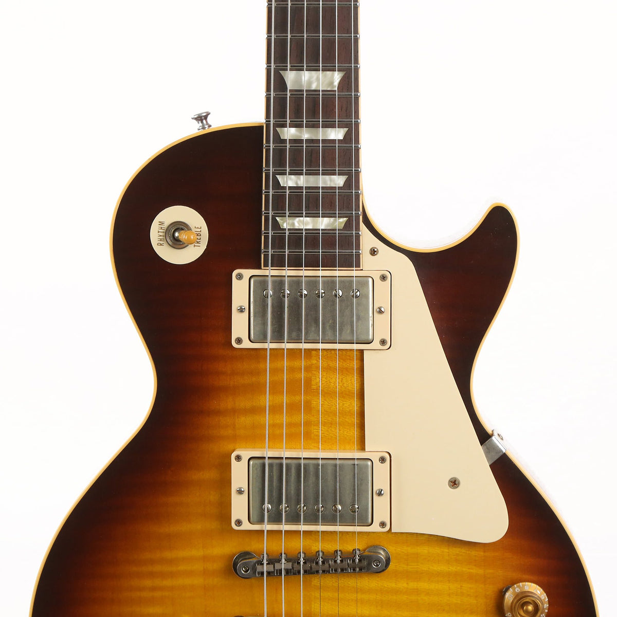 Gibson Custom Shop 1958 Les Paul CR8 Chambered Reissue 2007 Tobacco Sunburst — 6
