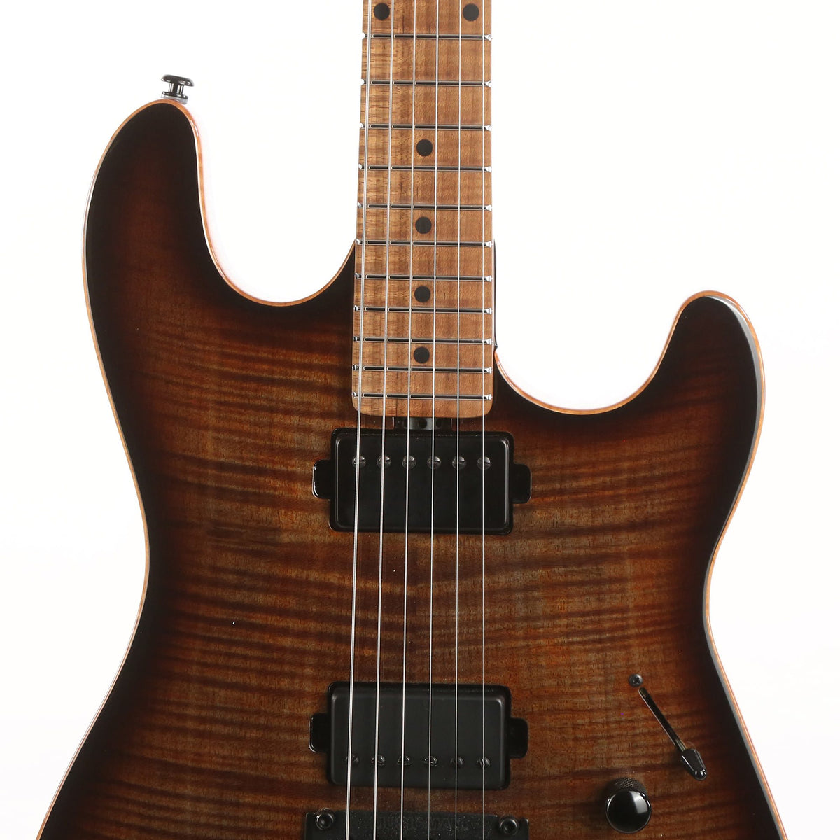 Ernie Ball Music Man Sabre Guitar HH Cobra Burst 2020 — 6