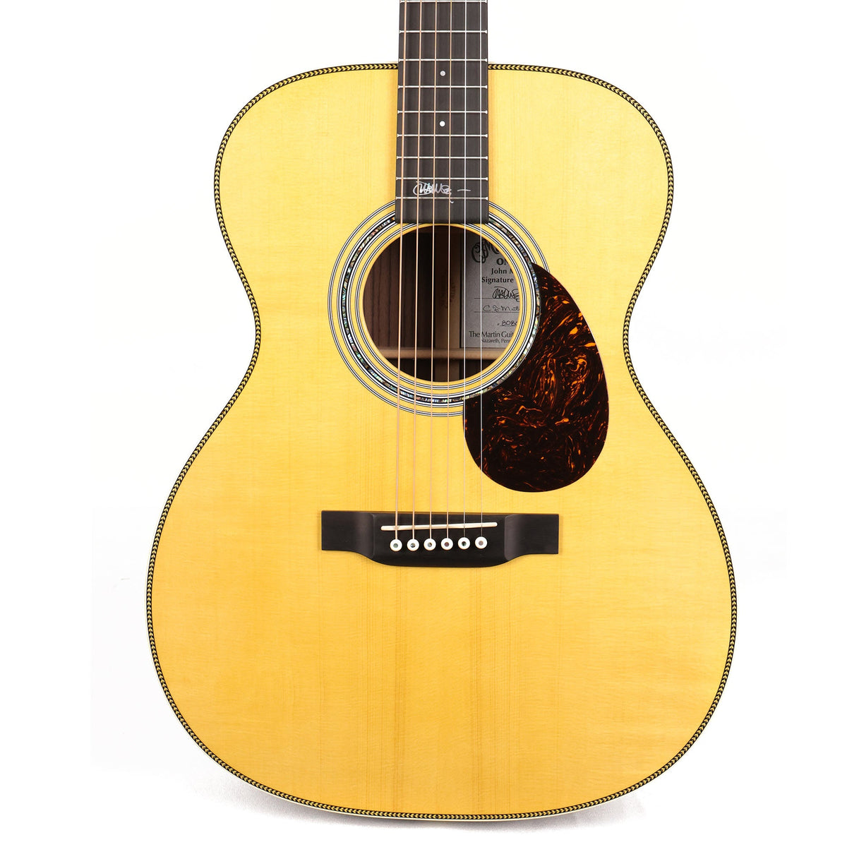 Martin OMJM John Mayer Signature Edition Acoustic-Electric Guitar Natural — 1