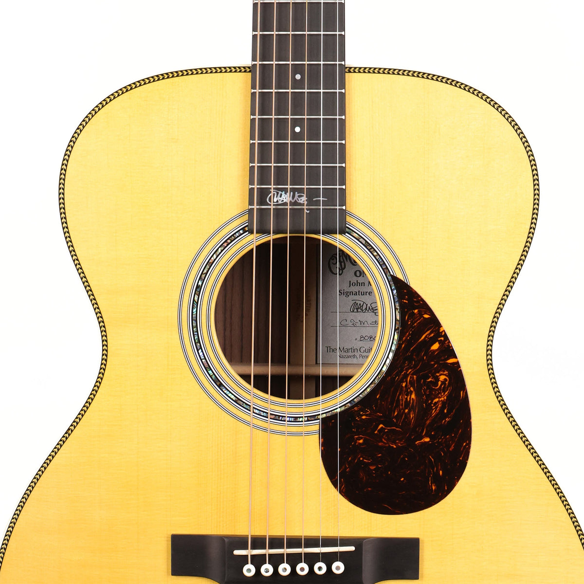 Martin OMJM John Mayer Signature Edition Acoustic-Electric Guitar Natural — 6