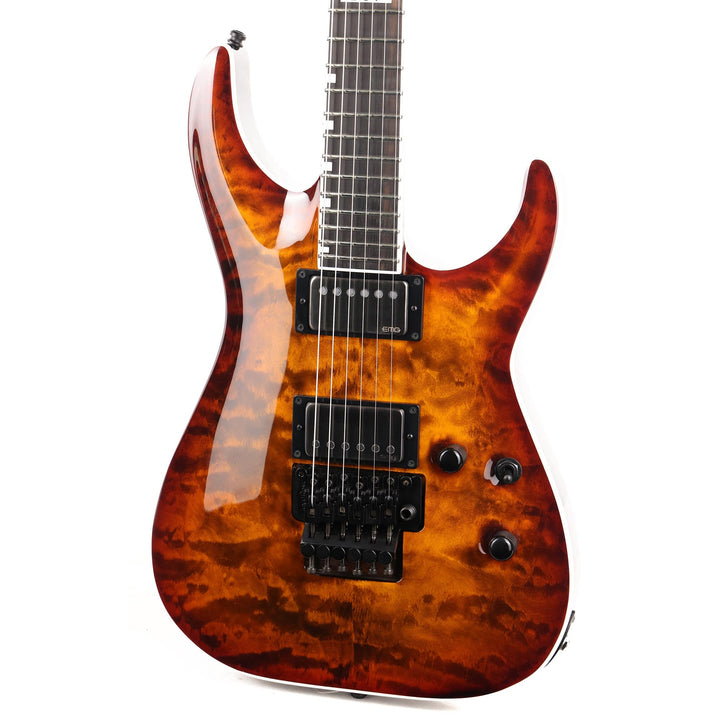 ESP E-II Horizon FR-II See-Thru Tiger Eye Sunburst
