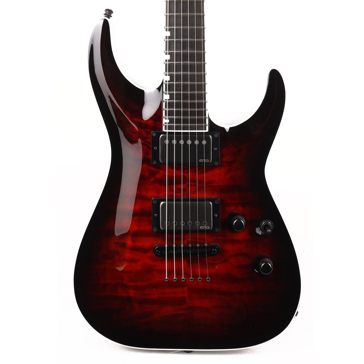 ESP E-II Horizon NT-II See-Thru Black Cherry Sunburst — 1