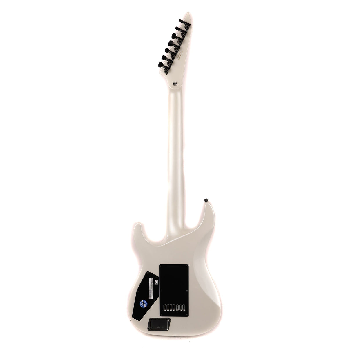 ESP E-II M-II 7B Baritone EverTune Pearl White — 3