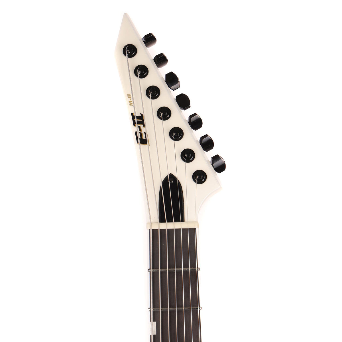 ESP E-II M-II 7B Baritone EverTune Pearl White — 4
