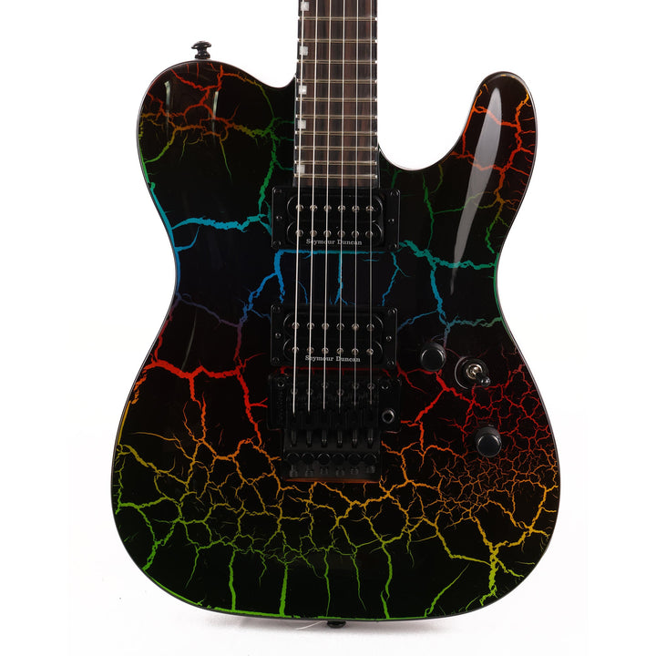 ESP LTD Eclipse ’87 Floyd Rose Limited Edition Rainbow Crackle