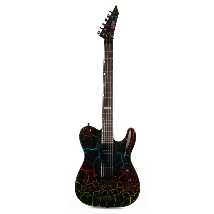 ESP LTD Eclipse ’87 Floyd Rose Limited Edition Rainbow Crackle