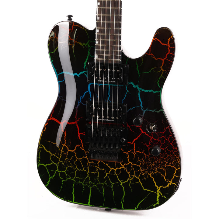 ESP LTD Eclipse ’87 Floyd Rose Limited Edition Rainbow Crackle