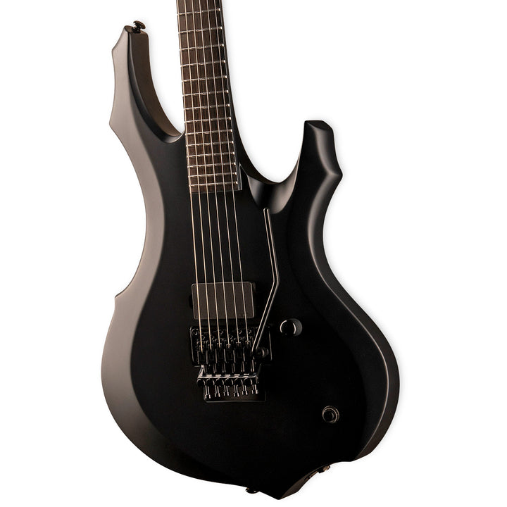 ESP LTD F Black Metal Black Satin Used