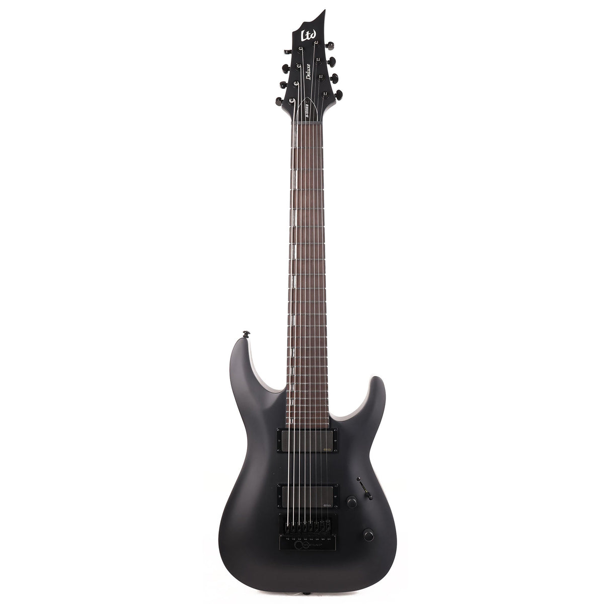 ESP LTD H-1008 Baritone Evertune Black Satin — 2