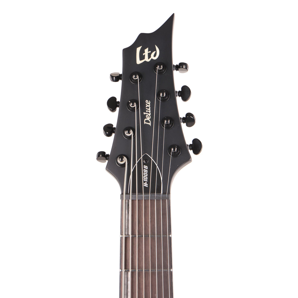 ESP LTD H-1008 Baritone Evertune Black Satin — 4