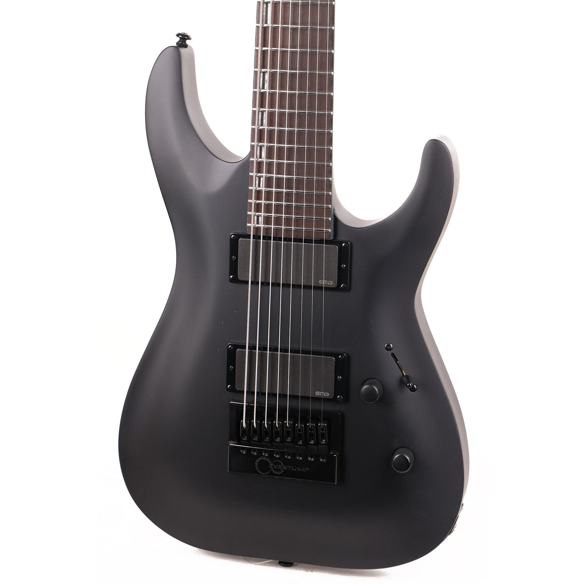 ESP LTD H-1008 Baritone Evertune Black Satin — 6