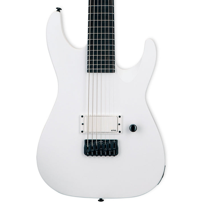 ESP LTD M-7BHT Baritone Arctic Metal Snow White Satin