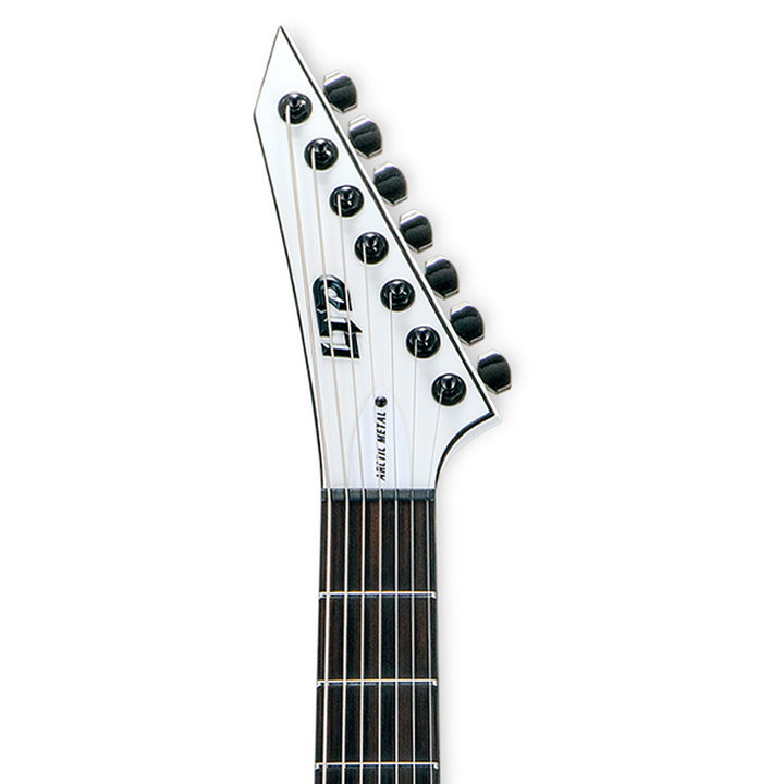 ESP LTD M-7BHT Baritone Arctic Metal Snow White Satin